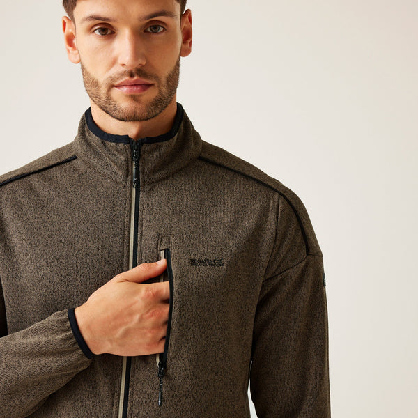 Regatta Mens Kames Full Zip Fleece-TREE - Borderland Muff