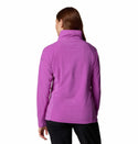 Columbia Ladies Glacial IV Lightweight Warm Half Zip Fleece-PURPLE - Borderland Muff