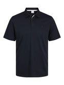 Jack & Jones Crodney Short Sleeved Polo-NIGHT SKY - Borderland Muff