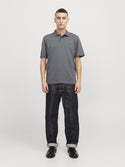 Jack & Jones Crodney Short Sleeved Polo-GREY - Borderland Muff
