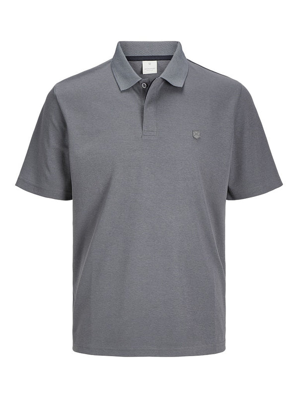 Jack & Jones Crodney Short Sleeved Polo-GREY - Borderland Muff