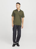 Jack & Jones Crodney Short Sleeved Polo-OLIVE - Borderland Muff