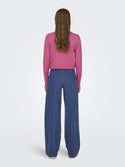JDY Geggo High Waist Wide Fit Jeans 34" Leg - Borderland Muff