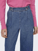 JDY Geggo High Waist Wide Fit Jeans 34" Leg - Borderland Muff