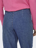 JDY Geggo High Waist Wide Fit Jeans 34" Leg - Borderland Muff
