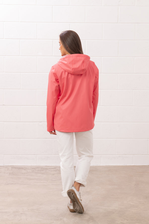 Lighthouse Ladies Lucy Waterproof Windproof Jacket-CORAL - Borderland Muff