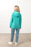 Lighthouse Ladies Short Beachcomber II Waterproof Breathable Jacket-SOFT TEAL - Borderland Muff
