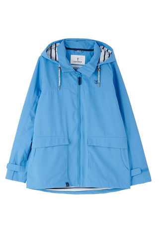 Lighthouse Ladies Short Beachcomber II Waterproof Breathable Jacket-MARINE BLUE - Borderland Muff