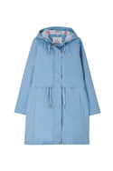 Lighthouse Ladies Pippa 3/4 Waterproof Breathable Jacket-SOFT DENIM - Borderland Muff