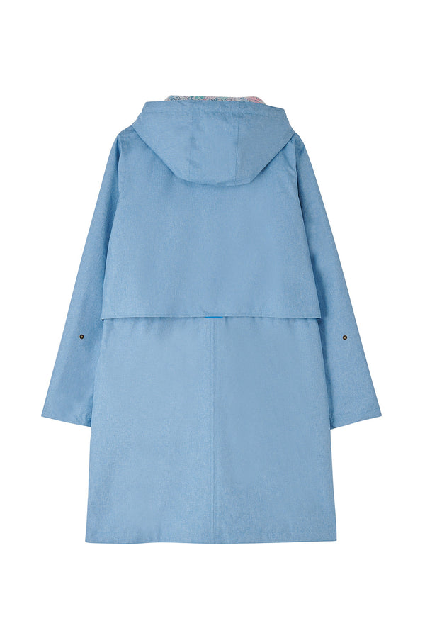 Lighthouse Ladies Pippa 3/4 Waterproof Breathable Jacket-SOFT DENIM - Borderland Muff