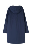 Lighthouse Ladies Long Beachcomber II Waterproof Breathable Jacket-NAVY - Borderland Muff