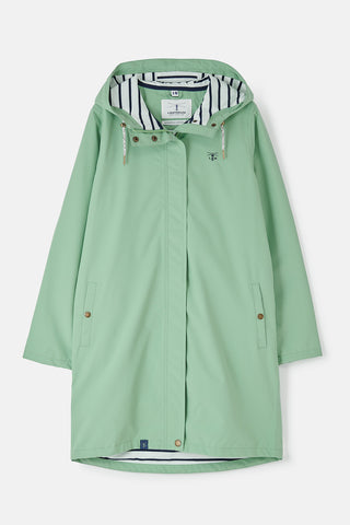 Lighthouse Ladies Long Beachcomber II Waterproof Breathable Jacket-SAGE - Borderland Muff