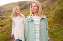 Lighthouse Ladies Long Beachcomber II Waterproof Breathable Jacket-SAGE - Borderland Muff