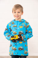 Lighthouse Boys Ethan JCB Digger Print Waterproof Jacket - Borderland Muff