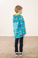 Lighthouse Boys Ethan JCB Digger Print Waterproof Jacket - Borderland Muff