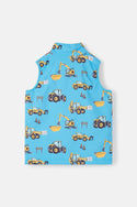 Lighthouse Boys Alex JCB Waterproof Digger Print Gilet - Borderland Muff