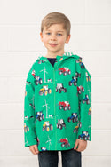 Lighthouse Boys Ethan Waterproof Farm Print Jacket - Borderland Muff