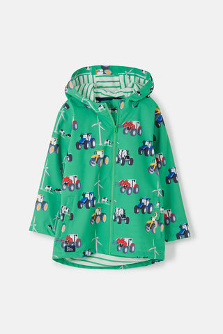 Lighthouse Boys Ethan Waterproof Farm Print Jacket - Borderland Muff