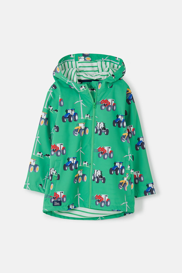 Lighthouse Boys Ethan Waterproof Farm Print Jacket - Borderland Muff