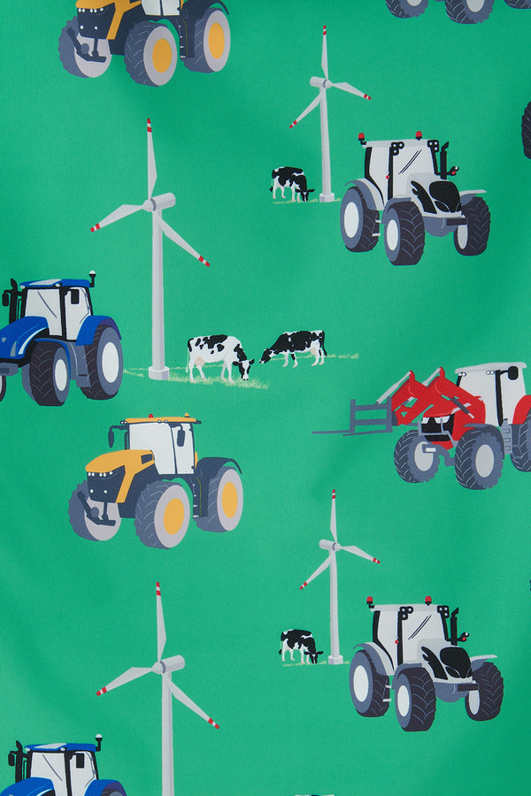 Lighthouse Boys Ethan Waterproof Farm Print Jacket - Borderland Muff