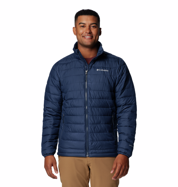 Columbia Mens Powder Lite II Jacket-NAVY - Borderland Muff