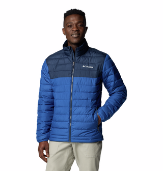 Columbia Mens Powder Lite II Jacket-BLUE - Borderland Muff