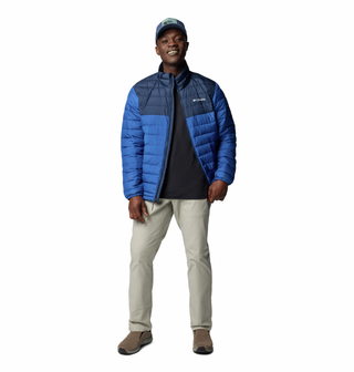 Columbia Mens Powder Lite II Jacket-BLUE - Borderland Muff
