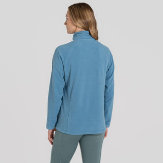 Craghoppers Ladies NT Miska VI Insulating Overhead Half Zip Fleece-DENIM BLUE - Borderland Muff