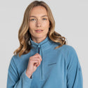 Craghoppers Ladies NT Miska VI Insulating Overhead Half Zip Fleece-DENIM BLUE - Borderland Muff