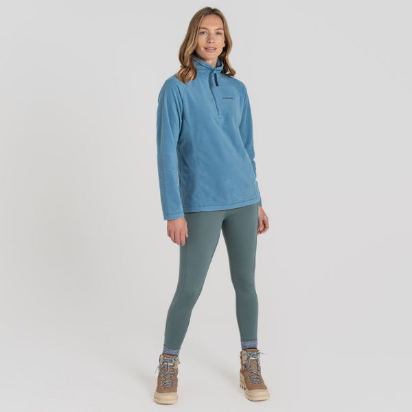 Craghoppers Ladies NT Miska VI Insulating Overhead Half Zip Fleece-DENIM BLUE - Borderland Muff
