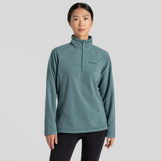 Craghoppers Ladies NT Miska VI Insulating Overhead Half Zip Fleece-ATLANTIC - Borderland Muff
