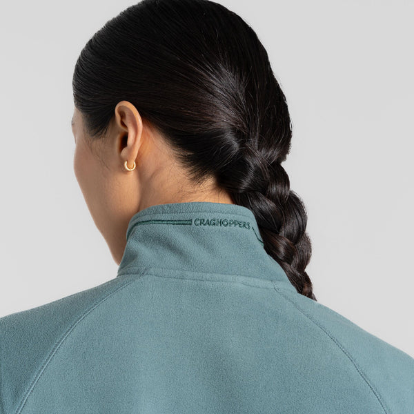 Craghoppers Ladies NT Miska VI Insulating Overhead Half Zip Fleece-ATLANTIC - Borderland Muff