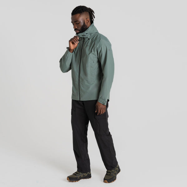Craghoppers Mens Indus Waterproof Lightweight Cargo Trouser | Black - Borderland Muff