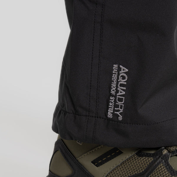 Craghoppers Mens Indus Waterproof Lightweight Cargo Trouser | Black - Borderland Muff