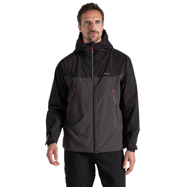 Craghoppers Mens Diggory Waterproof Breathable Windproof Walking Hiking Jacket - Borderland Muff