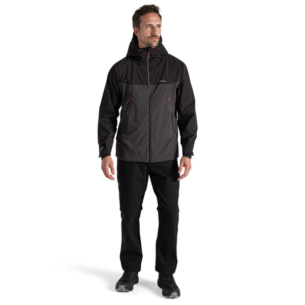 Craghoppers Mens Diggory Waterproof Breathable Windproof Walking Hiking Jacket - Borderland Muff