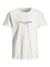 Jack & Jones Mens Blaharris Short Sleeve 100% Cotton Tee - Borderland Muff