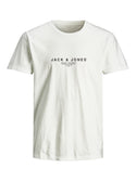Jack & Jones Mens Blaharris Short Sleeve 100% Cotton Tee - Borderland Muff