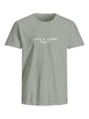 Jack & Jones Mens Blaharris Short Sleeve Plus Size Tee - Borderland Muff