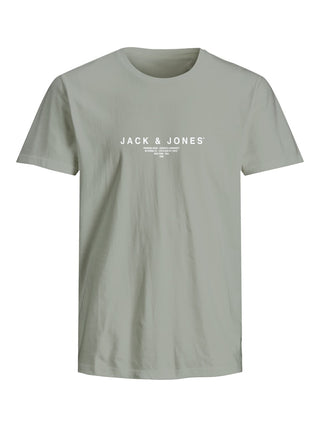 Jack & Jones Mens Blaharris Short Sleeve Plus Size Tee - Borderland Muff