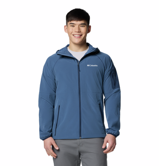 Columbia Mens Tall Heights II Hooded Softshell Jacket - Borderland Muff