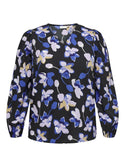 Only Carmakoma Ladies Plus Size Caraster Long Sleeve Top - Borderland Muff