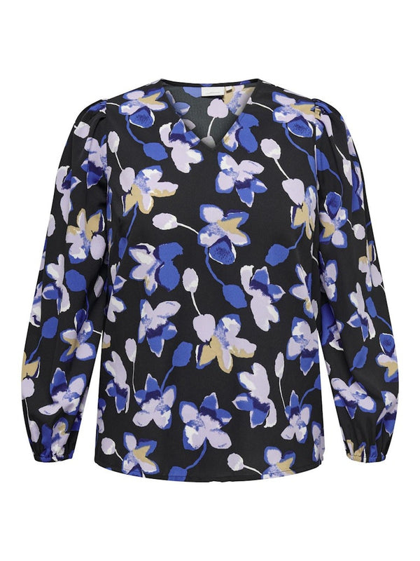 Only Carmakoma Ladies Plus Size Caraster Long Sleeve Top - Borderland Muff
