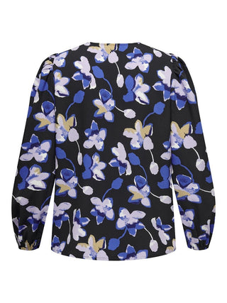 Only Carmakoma Ladies Plus Size Caraster Long Sleeve Top - Borderland Muff