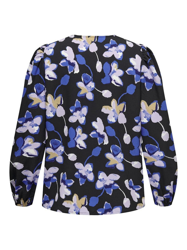 Only Carmakoma Ladies Plus Size Caraster Long Sleeve Top - Borderland Muff