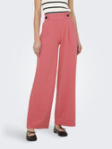 JDY Geggo Wide Leg Elasticated Waist Trousers 32" leg-ROSE - Borderland Muff