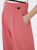 JDY Geggo Wide Leg Elasticated Waist Trousers 32" leg-ROSE - Borderland Muff