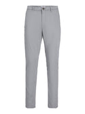 Jack & Jones Mens Marco Bowie Slim Fit Smart Casual Chino Trouser - Ultimate Grey - Borderland Muff