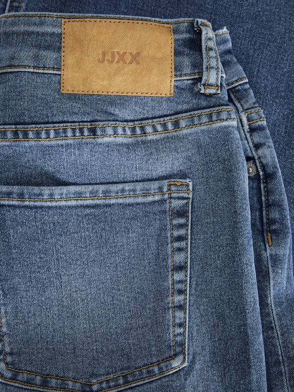 JJXX Ladies Lisbon High Waist Comfort Stretch Mom Jeans - Borderland Muff