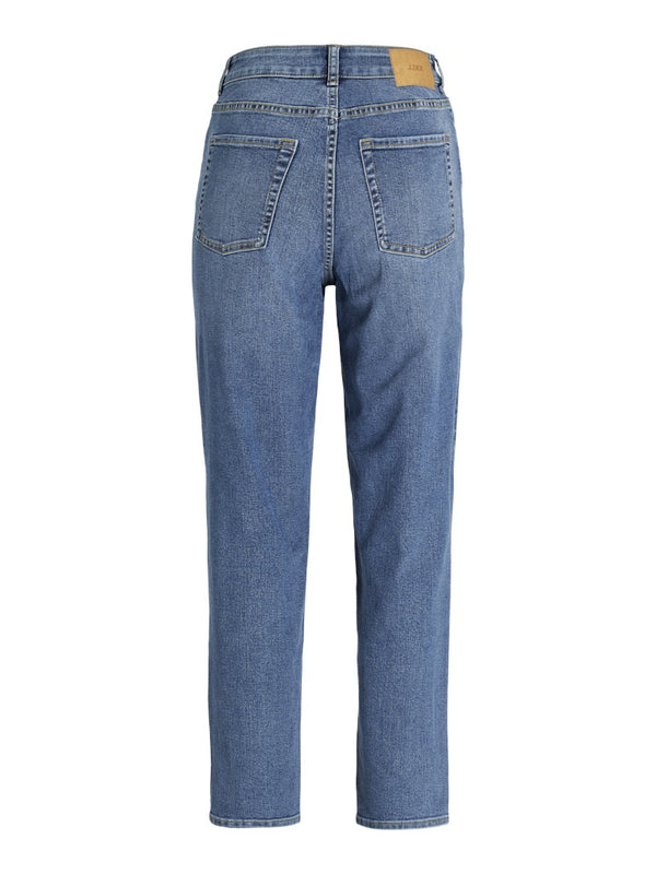 JJXX Ladies Lisbon High Waist Comfort Stretch Mom Jeans - Borderland Muff